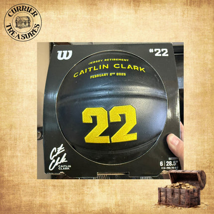 Caitlin Clark Iowa Jersey Retirement Limited Edition Wilson Basketball