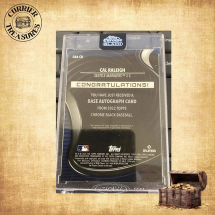 2022 Topps Chrome Black Rookie - Autographs Cal Raleigh #CBA-CR (AU, RC) /150