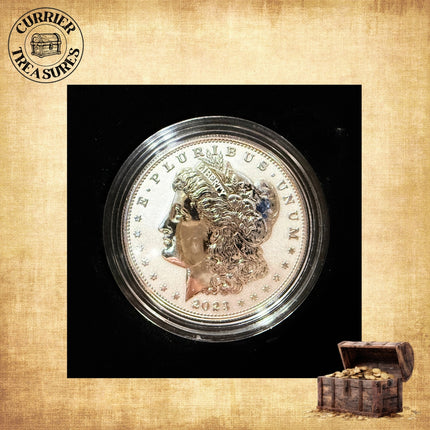 2023 REVERSE PROOF SILVER PEACE & MORGAN DOLLAR - US MINT