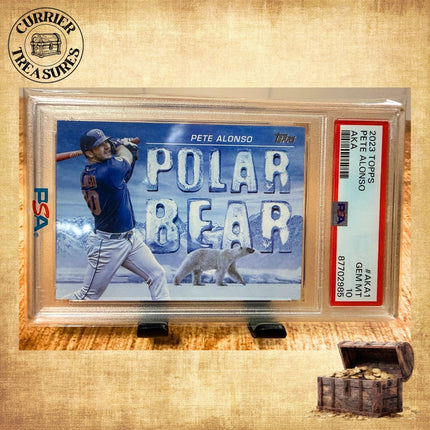 2023 Topps Pete Alonso Also Known As Polar Bear “AKA” #AKA1 PSA 10