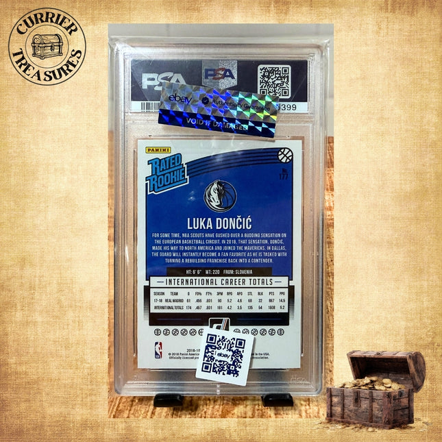 2018 Panini Donruss - Rated Rookies Luka Dončić Doncic PSA 10 #177 (RC)