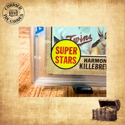 1968 Topps Super Stars Killebrew/Mays/Mantle PSA 7