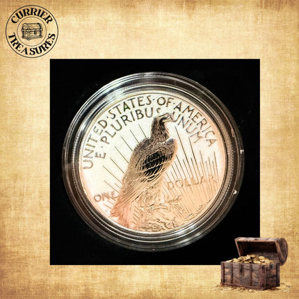 2023 REVERSE PROOF SILVER PEACE & MORGAN DOLLAR - US MINT